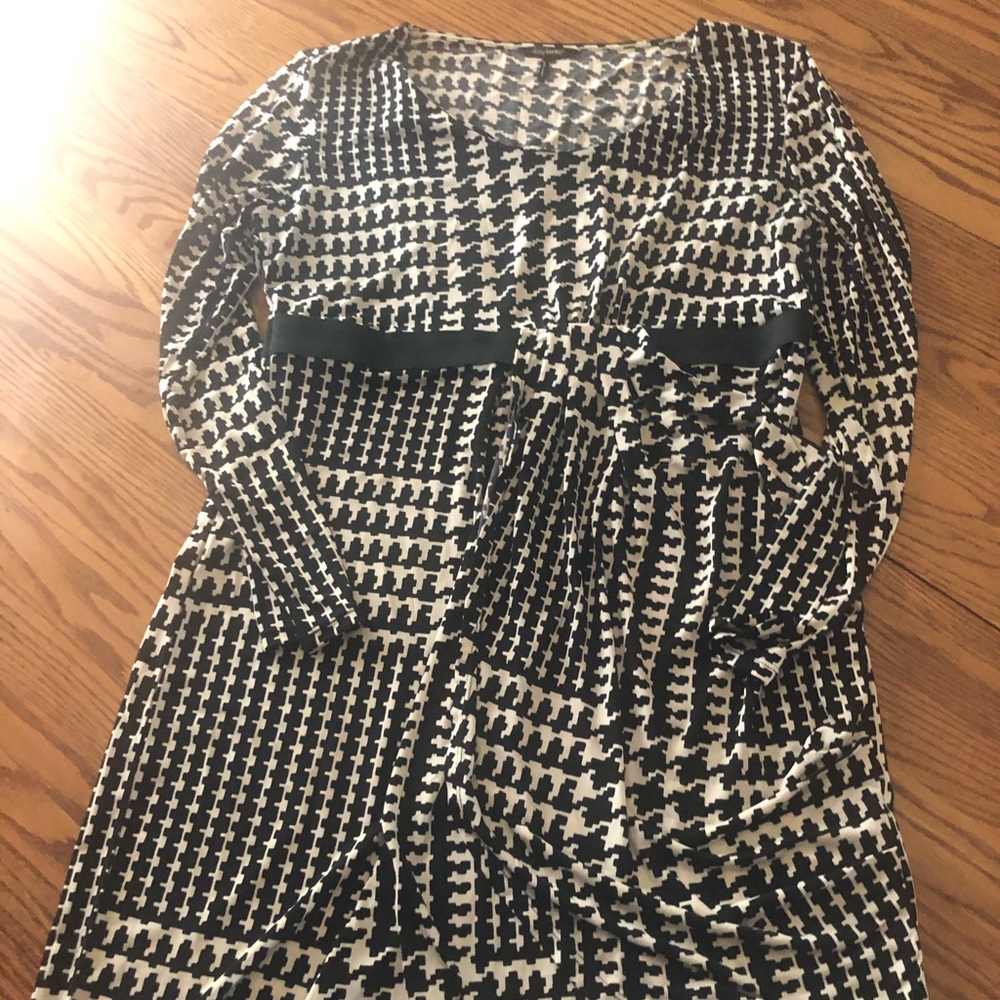 Daisy Fuentes black & white dress size L